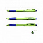 Pix ErichKrause Joy neon, cu mecanism, 0.7 mm, albastru, corp diverse culori