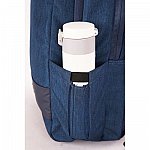 Rucsac laptop Herlitz BaGz Elite, 15", 2 compartimente, ultra slim, buzunar frontal, charger USB, al