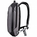 Rucsac laptop Herlitz BaGz Office, 15", 1 compartiment, ultra-slim, buzunar frontal, gri