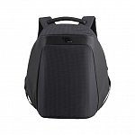 Rucsac laptop Herlitz BaGz Design, 15", 45 x 33 x 17 cm, 1 compartiment, USB, gri