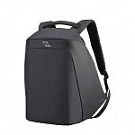 Rucsac laptop Herlitz BaGz Design, 15", 45 x 33 x 17 cm, 1 compartiment, USB, gri