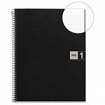 Caiet cu spira A5, 80 file, matematica, PP, MiquelRius The Originals, rosu