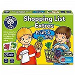 Joc educativ Lista de cumparaturi - Fructe si legume, Limba Engleza, Orchard Toys