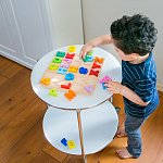 Puzzle lemn Alfabet Litere Mari, New Classic Toys