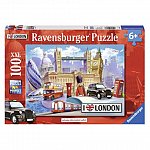 Puzzle Londra, 100 piese, Ravensburger