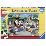 Puzzle Mickey cu skateboard, 100 piese, Ravensburger