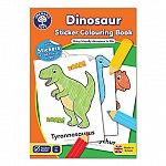 Carte de colorat cu activitati in limba engleza si abtibilduri - Dinozaur, Orchard Toys