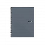 Caiet cu spira A4, 80 file, matematica, 4 perforatii, MiquelRius The Originals, grafit