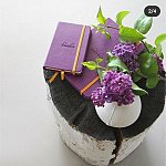 Agenda A5, 96 file, dictando, hardcover, Rhodia Rhodiorama, purple