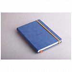 Agenda A5, 96 file, dictando, hardcover, Rhodia Rhodiorama, albastru Sapphire