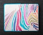 Agenda A5, 96 file, dictando, hardcover, Rhodia Rhodiorama, albastru Sapphire