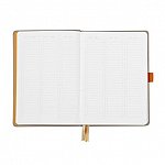 Agenda A5, 120 file, punctat, hardcover, Rhodia Goalbook, bej