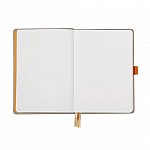 Agenda A5, 120 file, punctat, hardcover, Rhodia Goalbook, bej