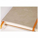 Agenda A5, 120 file, punctat, hardcover, Rhodia Goalbook, bej