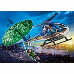Playmobil City Action - Elicopter de politie si parasutist
