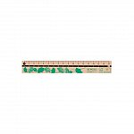 Rigla 17cm, Herlitz GREENline, lemn