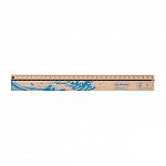 Rigla 30cm, Herlitz GREENline, lemn