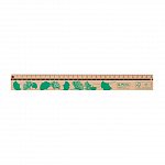 Rigla 30cm, Herlitz GREENline, lemn
