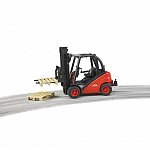 Stivuitor Linde H30D cu 2 paleti, Bruder