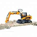Excavator pe roti CAT, Bruder