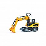 Excavator pe roti CAT, Bruder
