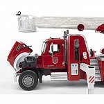 Camion de pompieri Mack Granite cu scara, pompa de apa si sirena, Bruder