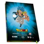 Agenda A5 Dragon Ball Broly - Broly vs Goku and Vegeta, 90 file, dictando, coperta tare