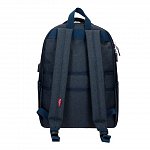Rucsac laptop Pepe Jeans Britway, 31 x 44 x 15 cm, 2 compartimente, 3 buzunare frontale, USB, albas