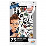 Tatuaje temporare, set 75 bucati, pentru baieti, Buki France