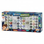 Bile de sticla Buki France, set 56 bucati, 2 dimensiuni, diverse culori, plus 6Y