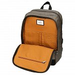 Rucsac laptop Pepe Jeans Bremen, 28 x 40 x 14 cm, 2 compartimente, 1 buzunar frontal, USB, bej