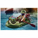 Playmobil City Action - Hidroavionul politiei si hot cu barca, 5 ani plus