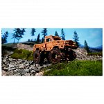 Puzzle mecanic din lemn, Wooden.City, Monster Truck 3 (Jeep Gladiator), 66 piese