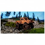 Puzzle mecanic din lemn, Wooden.City, Monster Truck 3 (Jeep Gladiator), 66 piese