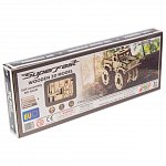 Puzzle mecanic din lemn, Wooden.City, Monster Truck 3 (Jeep Gladiator), 66 piese
