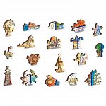 Puzzle 3D din lemn, Barca de navigat M, 200 piese, 0054-M Wooden.City
