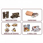 Puzzle 3D din lemn, Harta antica Nova Terrarium L, 505 piese, 505-0102-L Wooden.City