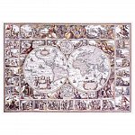 Puzzle 3D din lemn, Harta epocii de explorare XL, 1010 piese, 1010-0101-XL Wooden.City