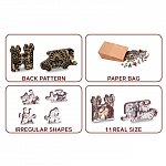Puzzle 3D din lemn, Harta epocii de explorare XL, 1010 piese, 1010-0101-XL Wooden.City