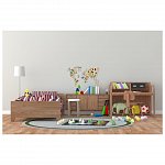 Puzzle 3D din lemn, Harta lumii cu animale L, 29 piese, WM522 Wooden.City