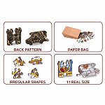 Puzzle 3D din lemn, Harta antica Nova Terrarium XL, 1010 piese, 1010-0102-XL Wooden.City