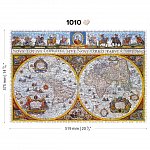 Puzzle 3D din lemn, Harta antica Nova Terrarium XL, 1010 piese, 1010-0102-XL Wooden.City