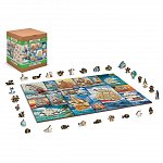 Puzzle 3D din lemn, Barca de navigat XL, 1010 piese, 1010-0054-XL Wooden.City