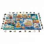 Puzzle 3D din lemn, Barca de navigat XL, 1010 piese, 1010-0054-XL Wooden.City