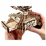 Puzzle mecanic din lemn, Wooden.City, Globul pamantesc, 231 piese