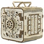 Puzzle mecanic din lemn, Wooden.City, Seif, 225 piese