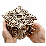 Puzzle mecanic din lemn, Wooden.City, Cutie misterioasa, 176 piese