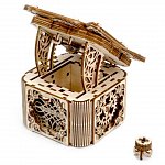 Puzzle mecanic din lemn, Wooden.City, Cutie misterioasa, 176 piese