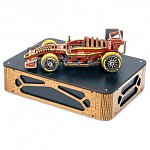Puzzle mecanic din lemn, Wooden.City, Masina Bolid Limited Ed., 109 piese