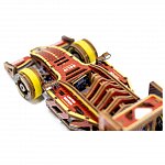 Puzzle mecanic din lemn, Wooden.City, Masina Bolid Limited Ed., 109 piese